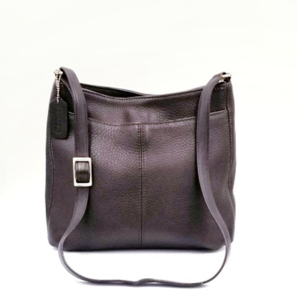COACH VINTAGE SONOMA BROWN  LEATHER CROSSBODY BAG